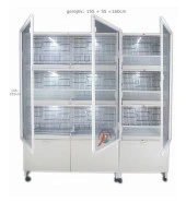 İstanbul Kafes Model 9D Pvc Kuş Dolabı. ( KURULU GÖNDERİM. ) - 2