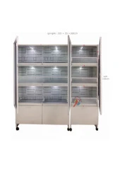 İstanbul Kafes Model 9D Pvc Kuş Dolabı. ( KURULU GÖNDERİM. ) - 1