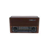 Radyo Nostalji Şarjlı Bt/Usb/Sd/Fm Nns Ns-8123Bt Bordo - 1