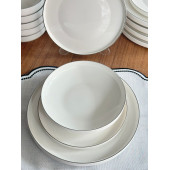 24 Parça 6 Kişilik Modern Gümüş Yemek Takımı - 3