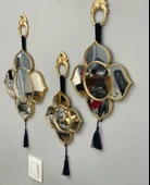 DEKOR AYNA 3 LÜ DUVAR AYNASI  GOLD - 3