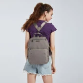 Barcelona Saten Kumaş Kadın Postacı ve Sırt Çantası Barcelona 2108 thumbnail 4