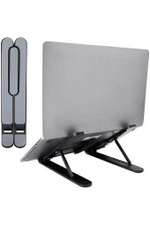 Taşınabilir Ayarlanabilir Stand Çok Pozisyonlu Katlanabilir Dizüstü Tablet Dizüstü Için Uyumlu - 1