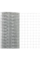 Bahçe Teli- Galvaniz Puntalı Kafes Teli 12x12mm Kuş Teli Güvercin Kafesi Tavşan Teli En 100x100 Cm - 1