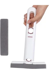 Taşınabilir Mini Paspas Sıkıştırmalı Temizleme Paspası Güçlü Emici , Masa Temizleyici Cam Sünger... - 1