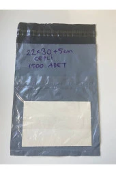 22x30 +5 cm Cepli Kargo Poşeti 1500 Adet - 1