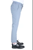 Cengiz İnler Slimfit Erkek Çizgili Gofre Pantolon - 8