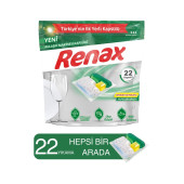 RENAX Bulaşık Makinesi Kapsülü Hepsi Bir Arada 22 Li - 1