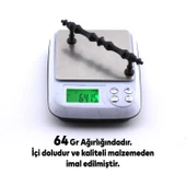 Şehzade Kulp Mobilya Mutfak Dolabı Çekmece Dolap Kulpları Kapak Kulpu Kulbu Siyah 96 mm Metal - 5