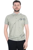 Cengiz İnler Baskı Desenli Erkek Polo Yaka  T-shirt - 11