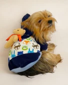 Teddy Roo Kapşonlu Köpek Sweatshirt Köpek Elbisesi Köpek Kıyafeti - 7