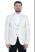 Cengiz İnler Mono Yaka Çift Yırtmaçlı Slimfit Erkek Ceket - 1