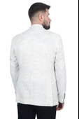 Cengiz İnler Mono Yaka Çift Yırtmaçlı Slimfit Erkek Ceket - 4