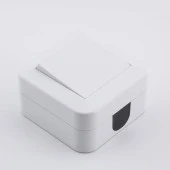 Sıva Üstü Anahtar Düğme Nemliyer İp44 Elektrik Anahtar Priz Sıva Üstü Kablosuz - 5