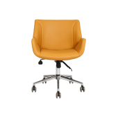 Hunt Mobilya Avor Sarı Deri Ofis Çalışma Koltuğu - 1