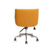Hunt Mobilya Avor Sarı Deri Ofis Çalışma Koltuğu - 4