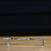 Şehzade Kulp Mobilya Mutfak Dolabı Çekmece Dolap Kulpları Kapak Kulpu Kulbu Krom 128 mm Metal thumbnail 4