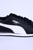 Puma 353572-11  Roma Deri Ortopedik Taban Siyah-Beyaz Sneaker Günlük Erkek Spor Ayakkabı - 2