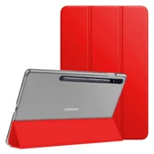 Samsung Galaxy Tab S6 T860 T865 T867 Kılıf PU Deri Smart Standlı Case - 10