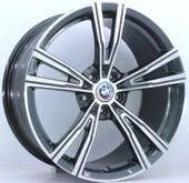R1 Wheels 19 inç 5*120 ET35 Füme Jant Takımı (J-1384) - 1