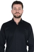Cengiz İnler İtalyan Yaka Slim Fit Erkek Pamuk Gömlek - 6