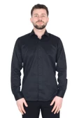 Cengiz İnler İtalyan Yaka Slim Fit Erkek Pamuk Gömlek - 5