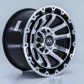 R1 Wheels 17 inç 6*114.3 ET05 Parlak Siyah Jant Takımı (J-1799) - 1