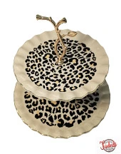 Glore Leopar Wavy Altın yaldızlı kurabiyelik - 5