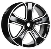 R1 Wheels 22 inç 5*120 ET48 Siyah Jant Takımı (J-2059) - 1