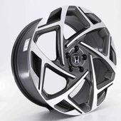 R1 Wheels 19 inç 5*112 ET45 Parlak Füme Jant Takımı (J-2215) - 1