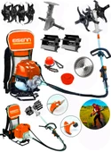 Eisenn Germany 3 In 1 Nano Series 20 Hp Sırt Tipi Tırpan + Toprak Eşeleme + Akrobat Çapa Aparatı - 1