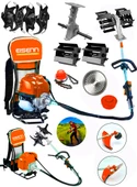Eisenn Germany 3 In 1 Nano Series 20 Hp Sırt Tipi Tırpan + Toprak Eşeleme + Akrobat Çapa Aparatı - 2