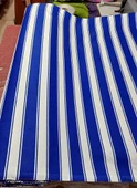 Balkon Perdesi Branda Kumaşı TOPTAN (En 240cm)-Mavi Beyaz - 1