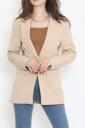 Blazer Ceket Bej - 1