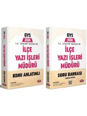 Data 2024 GYS İçişleri Bakanlığı İlçe Yazı İşleri Müdürü Konu + Soru Bankası 2 li Set Data Yayın - 3