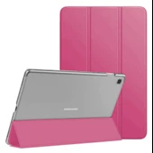 Samsung Galaxy Tab S5E T720 T725 T727 Kılıf PU Deri Smart Standlı Case - 8