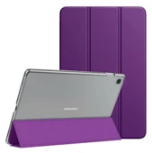 Samsung Galaxy Tab S5E T720 T725 T727 Kılıf PU Deri Smart Standlı Case - 9