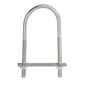 Aletçantam U Tipi Anten Direk Balkon Boru Bağlama Kelepçesi -11cm - 1