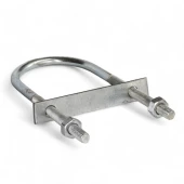 Aletçantam U Tipi Anten Direk Balkon Boru Bağlama Kelepçesi -11cm - 4