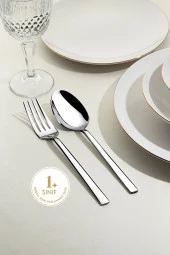 Nehir dalyan 60 parça çatal kaşık takımı - çatal kaşık seti thumbnail 1