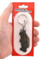 Pick Up Antik Sarı Rölyef Araç Anahtarlık - 7