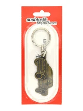Pick Up Antik Sarı Rölyef Araç Anahtarlık - 8