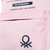 Benetton Laptop Bölmeli Okul Sırt Çantası 2 Bölmeli Toz Pembe 03801 thumbnail 5