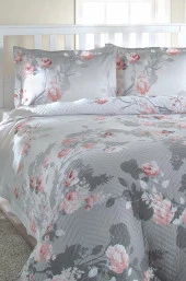 Özdilek Tek Kişilik Ranforce Kapitone Nevresim Takımı Lupita Gri - 1