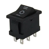 Mini Işıksız Anahtar 6P ON-OFF-ON 6P IC-123-6 - 2