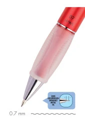 Deep Mekanik Kurşun Kalem 0.7mm Metalik Lav Kırmızı - 2