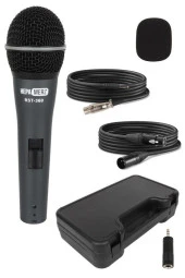 Hepa Merz RST-360 Profesyonel Dinamik Cardioid Kablolu EL Mikrofonu Kaliteli (Çanta ve Full Set) - 1