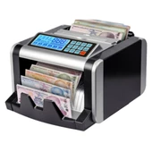 Bill Counter Silver AL-4000 Karışık Para Sayma Makinesi TL, EUR / USD Adet Sayımı - 5