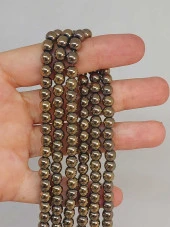 Hematit Taşı Dizi 6mm (48128) thumbnail 1