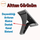 Begonya Lüks Mobilya Kanepe Sehpa Tv Ünitesi Oturma Grubu Koltuk Ayağı Baza Ayakları Siyah 12 Cm thumbnail 4